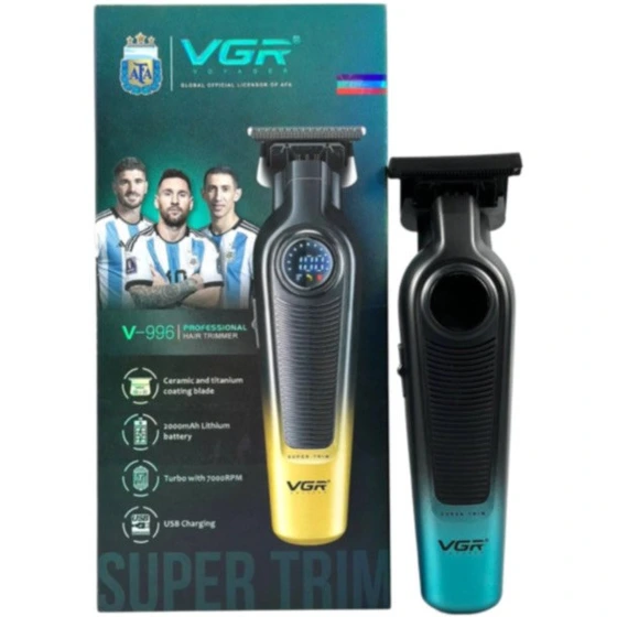 ماشین اصلاح وی جی آر مدل V-996 با تیغه سرامیک و برش مستقیم