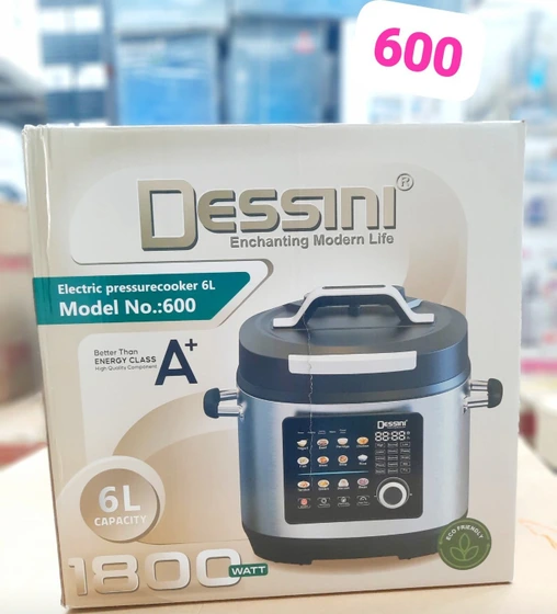 مولتی کوکر دسینی مدل 600 ظرفیت ۶ لیتر با بدنه استیل