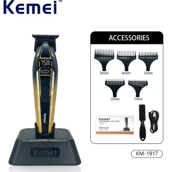 ماشین اصلاح کیمی مدل KM1917 با تیغه سرامیک برش مستقیم