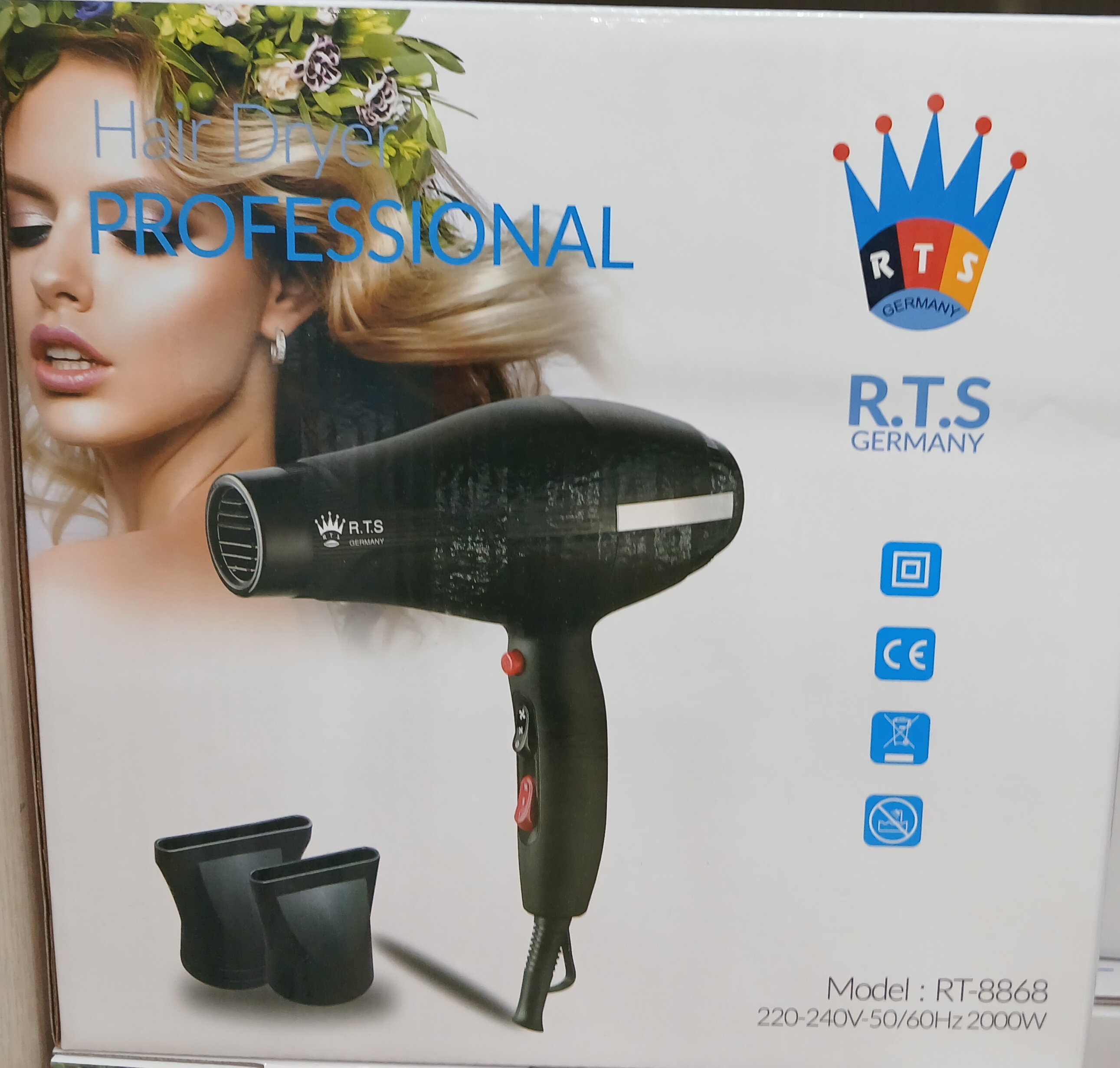سشوار آر تی اس (مدل 8868) R.T.S