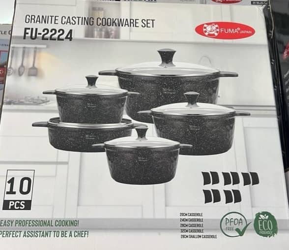 سرویس قابلمه چدنی گرانیتی فوما مدل FU-2224
